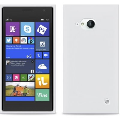 Pouzdro Puro silikonové Nokia Lumia 730 čiré – Zboží Mobilmania