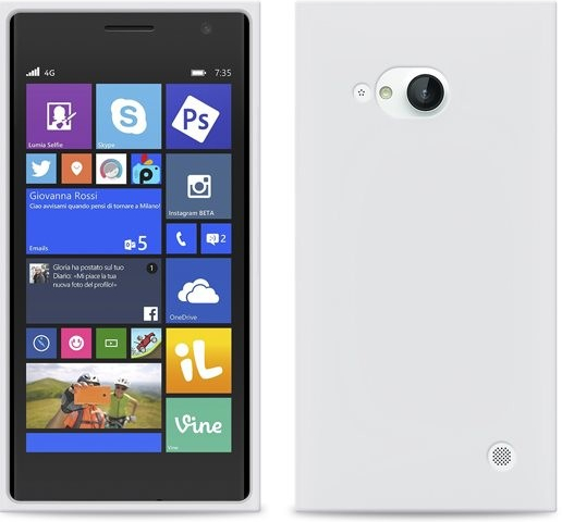 Pouzdro Puro silikonové Nokia Lumia 730 čiré