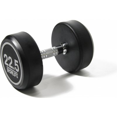 IRONLIFE Jednoruční činka pogumovaná 22,5 kg – Zboží Mobilmania
