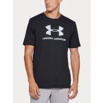 Under Armour Triko UA sportstyle LOGO UPDATE SS-BLK 1382911-001 – Zboží Dáma