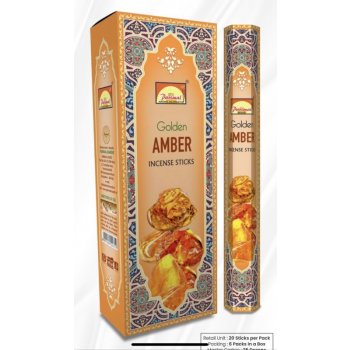 Parimal Golden Amber indické vonné tyčinky 20 ks