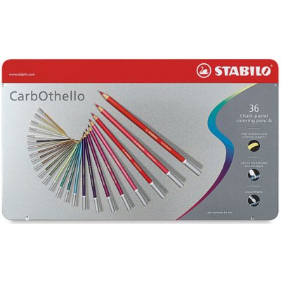 Stabilo CarbOthello 36 ks pastelové křídy ve dřevě