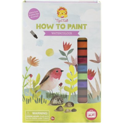 Tiger Tribe Kreativní sada How to Paint Watercolour