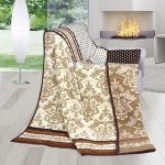 Bellatex deka Karmela Plus Hnědé ornamenty 150x200 – Zboží Mobilmania