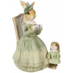 Clayre & Eef Dekorace sedící králičí mamka s králíčkem - 14*10*18 cm – Hledejceny.cz