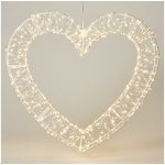 Koopman LED Venkovní vánoční dekorace 720xLED/6W/230V 46 cm IP44 teplá bílá srdce/bílá AMZ143130 – Hledejceny.cz