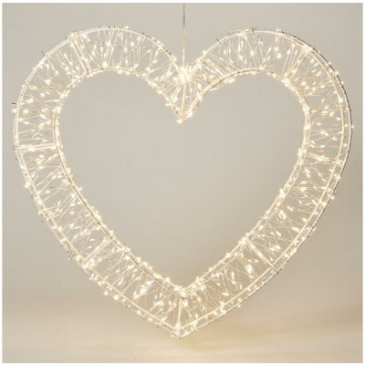 Koopman LED Venkovní vánoční dekorace 720xLED/6W/230V 46 cm IP44 teplá bílá srdce/bílá AMZ143130 – Hledejceny.cz