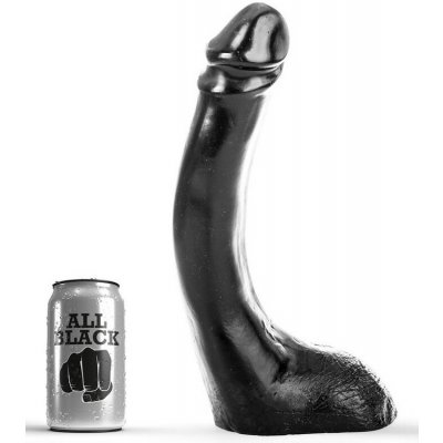 ALL BLACK ALL ČERNÁ DILDO 29 CM FISTING – Sleviste.cz