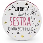 Nekupto Zrcátko dvojité Úžasná sestra 7cm – Zboží Mobilmania