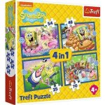 TREFL SpongeBobův život 4v1 35,48,54,70 dílků – Sleviste.cz