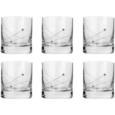 Swarovski sklenice na whisky s krystaly celebration 6 x 300 ml