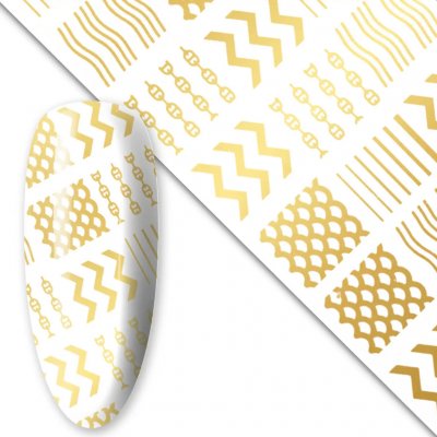 Starnails Zdobicí fólie na nehty Gold Series Lines 100 cm – Hledejceny.cz