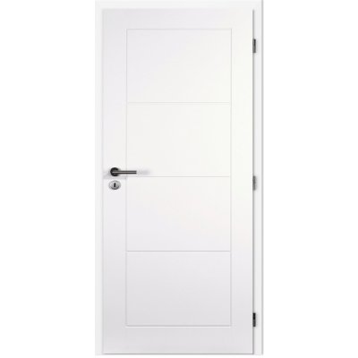 Doornite Dakota 80 P, 846 × 1983 mm, lakované, pravé, bílé, plné C1MDWP.80P1 – Zboží Mobilmania