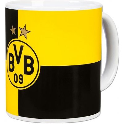 FotbalFan s Keramický hrnek Borussia Dortmund FC žluto černý 300 ml