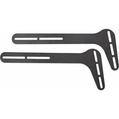 NEDIS Držák Soundbaru | Kompatibilní s: Univerzální | Připojený k TV | 15 kg | Pevný | Ocel | Černá – Zboží Živě