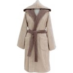 Soft Cotton krátký župan Leaf s kapucí Béžová – Zboží Mobilmania