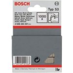 Sponky do sponkovaček Bosch PTK 3,6 LI, HT 8, HT 14 a HMT 53 - 4x11.4x0.74mm, 1000ks, typ 53 (2609200291) – Sleviste.cz