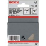 Sponky do sponkovaček Bosch PTK 3,6 LI, HT 8, HT 14 a HMT 53 - 4x11.4x0.74mm, 1000ks, typ 53 (2609200291) – Zbozi.Blesk.cz