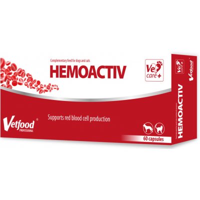 Vetfood HemoActiv blister 60 kapslí – Hledejceny.cz
