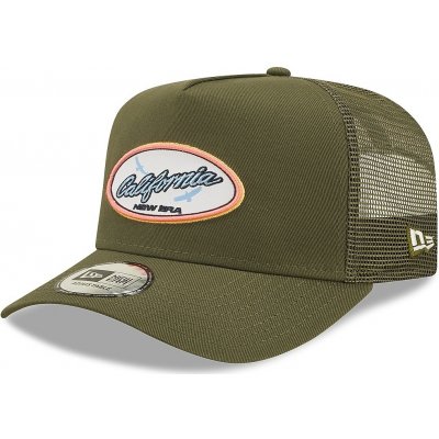 New Era 9FO AF Oval State Trucker Branded New Olive/Yellow – Zbozi.Blesk.cz