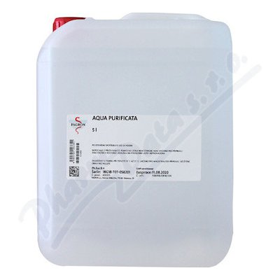 Fagron Aqua purificata 5 l – Sleviste.cz