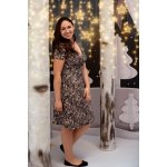 Jsem máma kojicí šaty s uzlem bavlna společenské s krajkou – Sleviste.cz