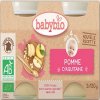 Příkrm a přesnídávka BabyBio Jablko 2 x 130 g