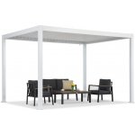 Garden Point Lagos 3x4 volně stojící terasová pergola bílá – Sleviste.cz