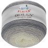 Příze VLNIKA Dolly Ombre 250 g, 313 šedá, bílá