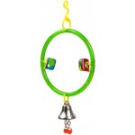 JK ANIMALS Houpačka kruh se zvonkem, 11 cm – Zboží Mobilmania