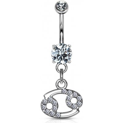 Šperky4U piercing do pupíku znamení WP01141-05 – Zboží Mobilmania