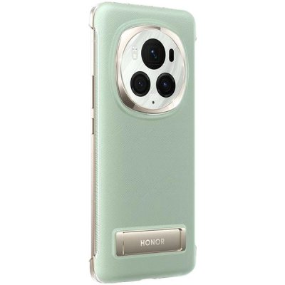 HONOR Magic6 Pro PU Bracket Case, zelené 5199AARK