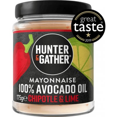 Hunter a Gather Avokádová majonéza Spicy Chipotle 175 g