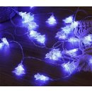 HJ Svítící LED řetězový závěs se ozdobnými vánočními stromečky LED barva: Studená bílá Cold white