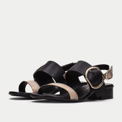 Dámské kožené sandále CHV221690-00001 HISPANITAS černé černá, – Zboží Mobilmania