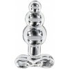 Anální kolík ToyJoy Glass Worxx Crystal Jewel