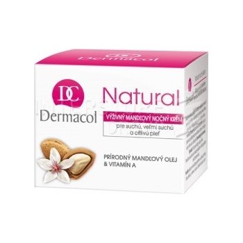 Dermacol Natural výživný mandlový noční krém 50 ml