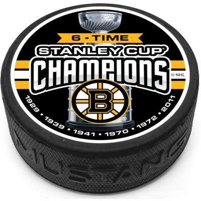 Mustang Puk Boston Bruins NHL Six-Time Stanley Cup Champions Puck – Sleviste.cz
