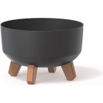 Prosperplast Květináč GRACIA LOW 38 cm antracit – Zboží Dáma