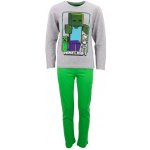 Minecraft pyžamo Zombie šedé – Sleviste.cz