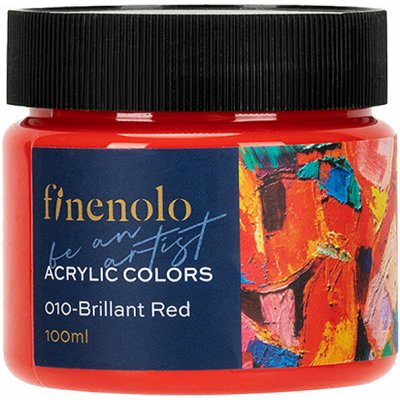 Finenolo Deli barvy akrylové 100 ml červená EC17-BE – Sleviste.cz