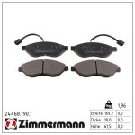 Sada brzdových destiček, kotoučová brzda ZIMMERMANN 24468.190.1 | Zboží Auto