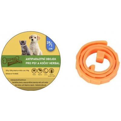 Surtep Animals Antiparazitní obojek pro psy a kočky Herbal 39/1 cm Oranžová  od 99 Kč - Heureka.cz