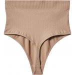 esmara Dámské bezešvé kalhotky Tanga béžová – Zboží Dáma