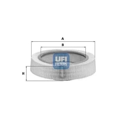 UFI Vzduchový filtr UFI 30.993.00 – Hledejceny.cz