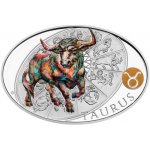 Česká mincovna Stříbrná medaile ovál Znamení zvěrokruhu - Býk proof 1 oz – Sleviste.cz