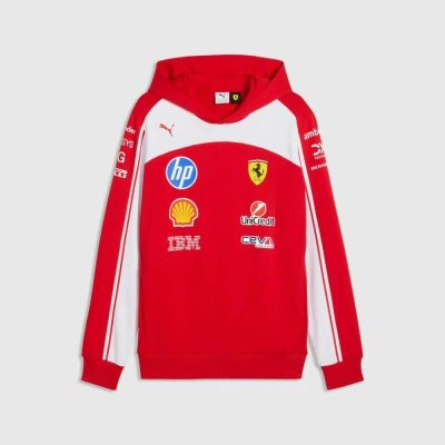 Puma mikina s kapucí Scuderia Ferrari F1 s logy sponzorů týmová edice – Sleviste.cz