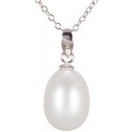 JwL Luxury Pearls Přívěsek s pravou bílou perlou JL0437 – Zboží Dáma