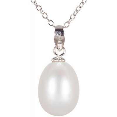 JwL Luxury Pearls Přívěsek s pravou bílou perlou JL0437 – Zboží Mobilmania