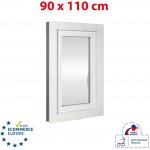 Okna Hned Plastové okno 90x110 cm bílé otevíravé i sklopné pravé – Sleviste.cz